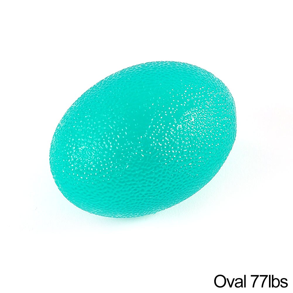 Bola de silicona para agarre de mano, expansor de mano para acondicionamiento físico, ejercitador de músculos pesados, entrenador de recuperación: Oval 77lbs