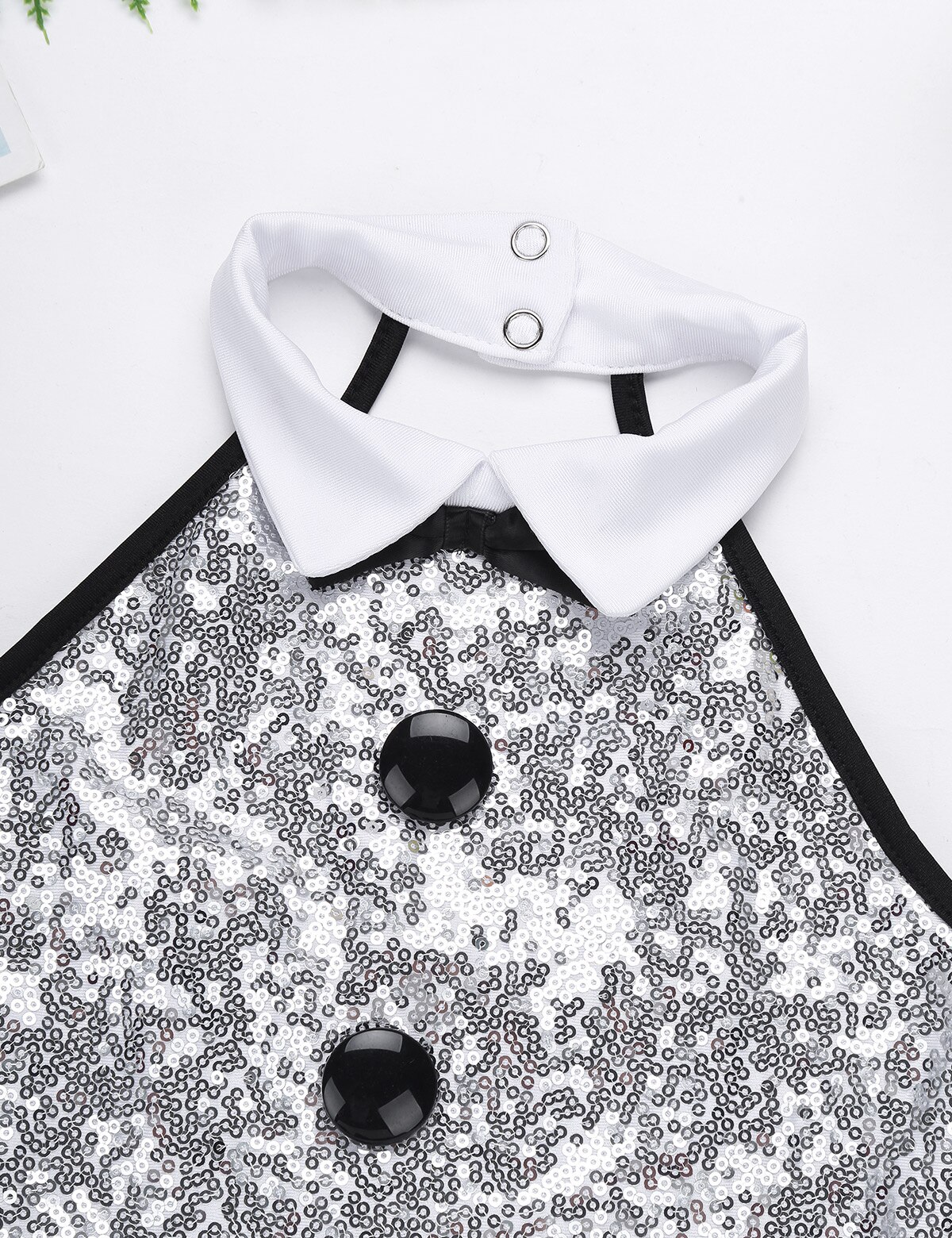 Kids Girls Ballroom Dance Costume Dancewear Shiny Sequins Mesh Decorative Button Ballerina Dance Gymnastics Leotard Tutu Dress