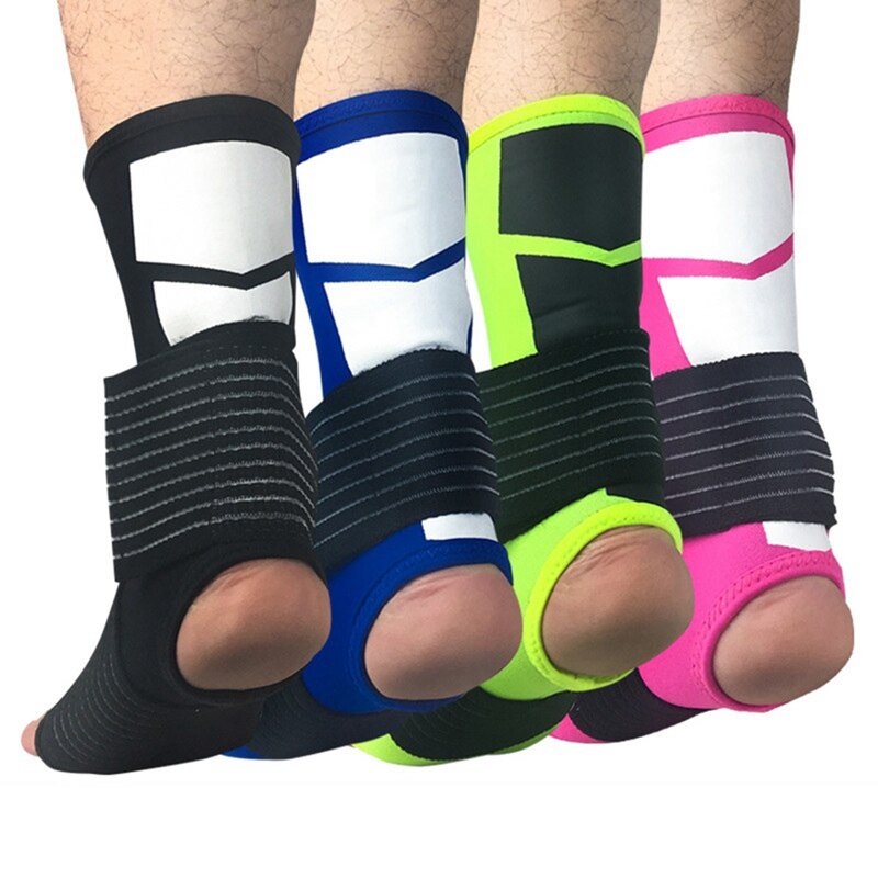 Sportsled elastisk støttebandage beskyttelsesudstyr gym fodbetræk 1 stk