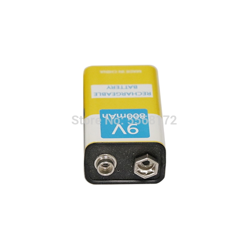 1pcs 9V 800mAh Micro USB Rechargeable Lipo Battery for Multimeter Microphone Remote