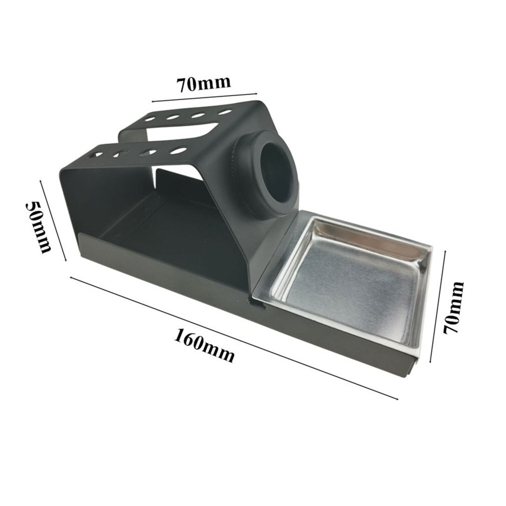 Soldering Iron Stand Holder Welding Tool Handle Metal Support Station Frame Bracket Base With Solder Sponge High Temperature