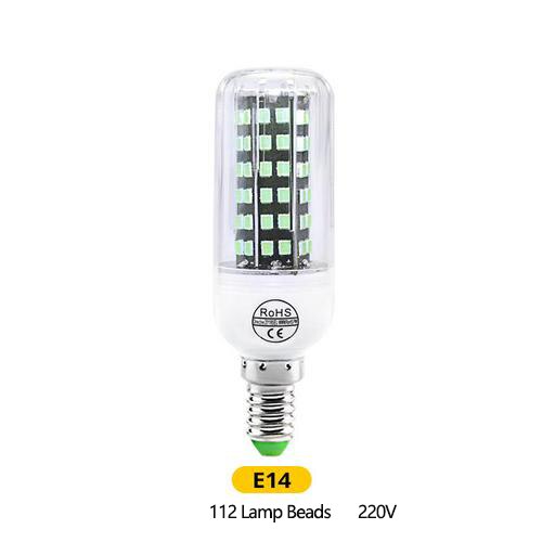 E14 UVC germicidal lamp disinfection lamp corn lamp GU10 ultraviolet lamp E27 UVC ultraviolet ozone disinfection lamp: E14 112led 30w 220v