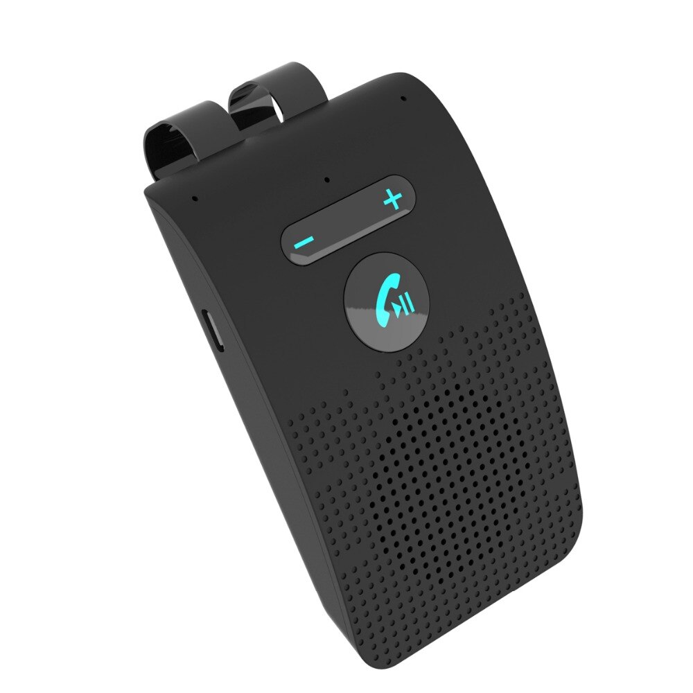 Sp09 Bluetooth Speakerphone Handsfree Carkit Draadloze Bluetooth Speaker Telefoon Multipoint Auto Mp3 Kit Met Zonneklep Clip