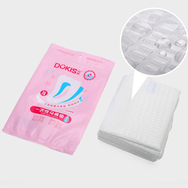 10 stuks/set wegwerp toiletbrilhoes drielaags waterdichte veiligheidstoiletbrilbeschermer type moederzittingbeschermer babyvoeding