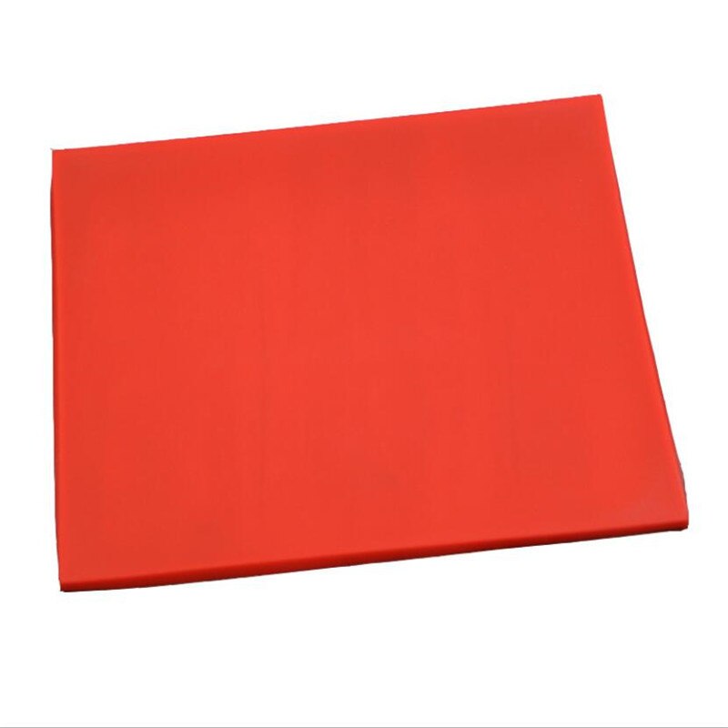 Silicone Baking Pad Multi-functional Cake Tray Pan Mat Painted Pad Pastry Swiss Roll Baking Mold Tool: Red