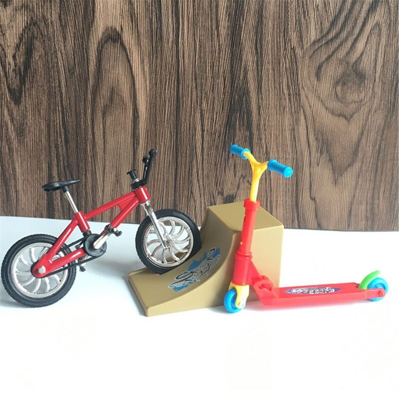 Mini hulajnoga dwukołowiec skuter zabawki edukacyjne dla dzieci Mini hulajnoga fingerboard Bike