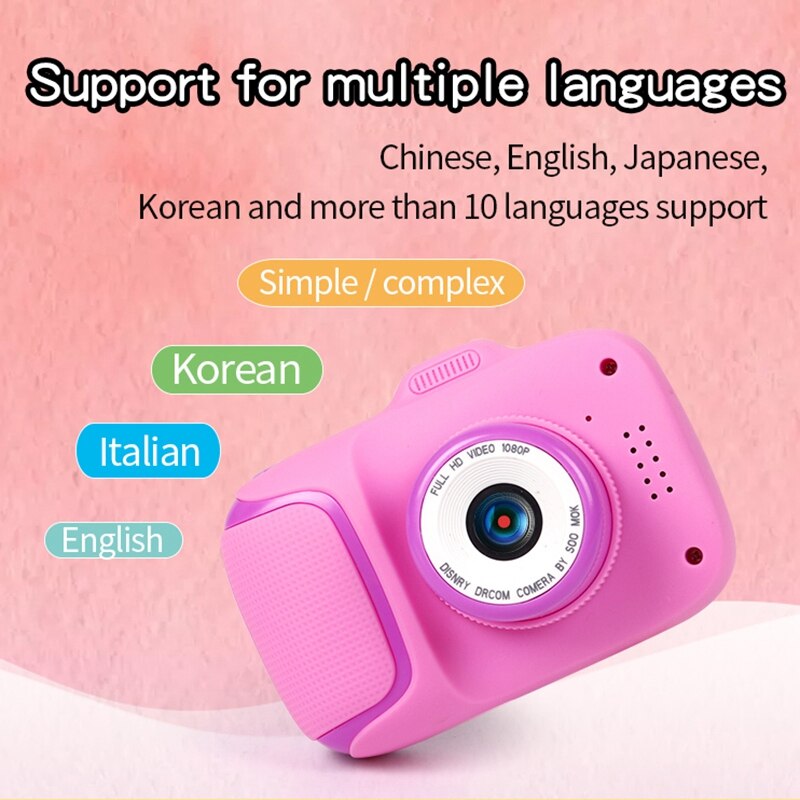 Children Camera 2000W Double Shot Digital Video Photo Camera LCD Sn Display Children Game Study Camera