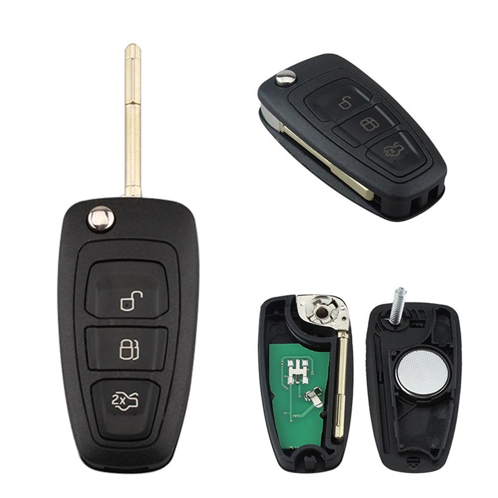 434MHz Car Vehicle 3-Buttons Remote Key Fob with ID60 Chip for Ford Focus Mondeo