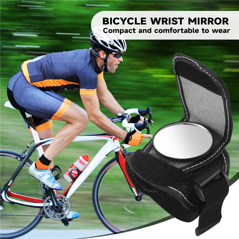 Fahrradspiegel Fahrrad Handgelenkspiegel Rückspiegel Armbinde Motorrad Lenker Reflektor Armbinde Spiegel Reitausrüstungtabht