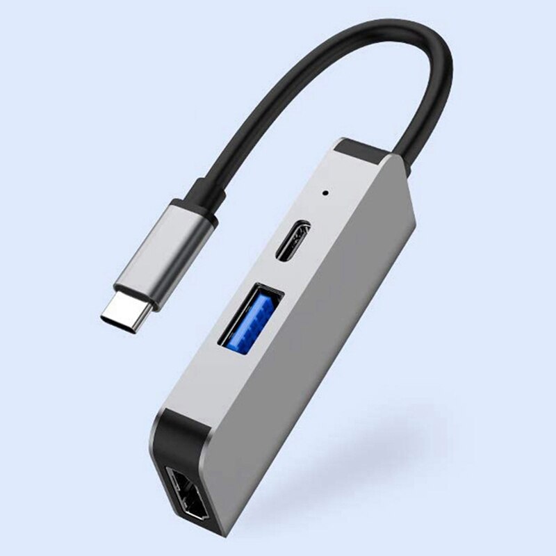 Type-C Hub Multifunctional Expansion Dock Hdmi USB3.0 HD Converter USB-C Hub with PD