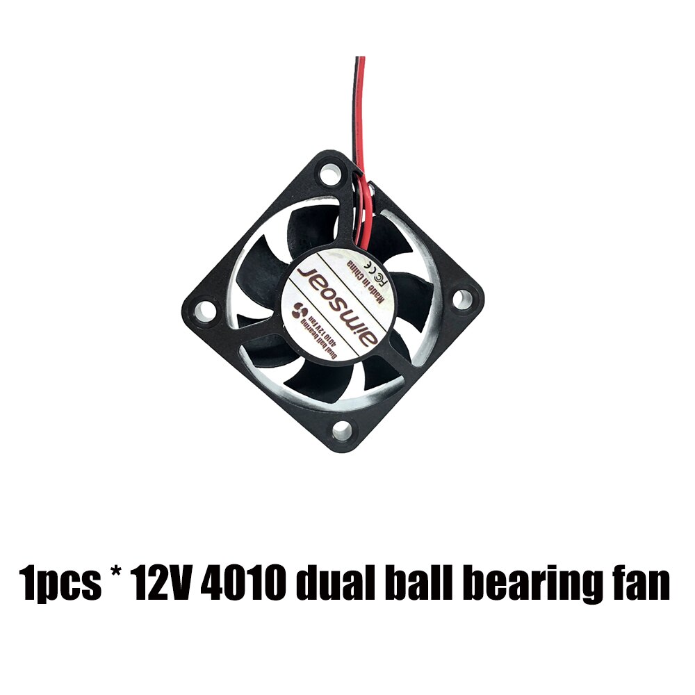 4010 Ventilator 12V 24V Ender 3 Fan 40Mm Fan 2 Pin Olie Fan Dual Kogellager Koeler koelventilator 3d Printer Onderdelen 4010 40*40*10Mm: 12Vdual ball bearing