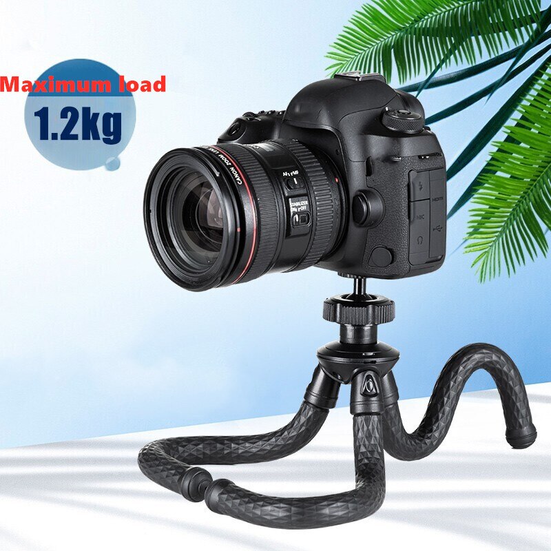 Flexible Octopus Tripod SLR mini tripod stand stabilizer tripod portable handheld stand for iPhone xiaomi 2 in 1 tripod