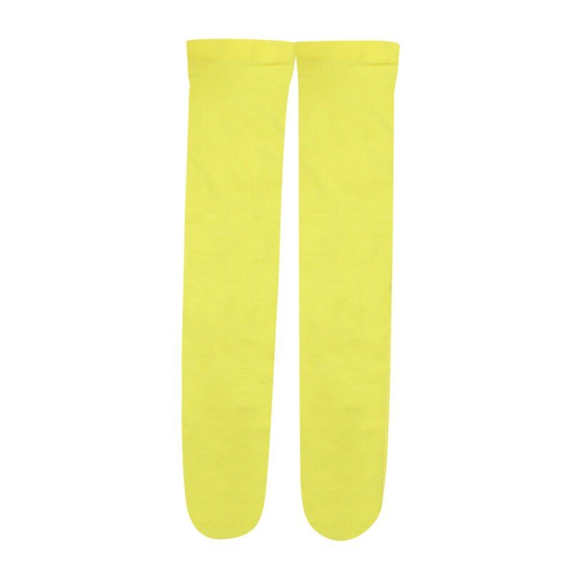 Ballet Dance Leggings Kinderen Meisjes Beenwarmers Baby Girl Leggings Fluwelen Snoep Kleur Kinderen Meisjes Beenwarmers: Geel