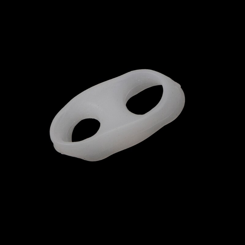 1 Pair Gel 2 Holes Orthotics Bunion Separators Tail Toe Straightener Stretchers #11