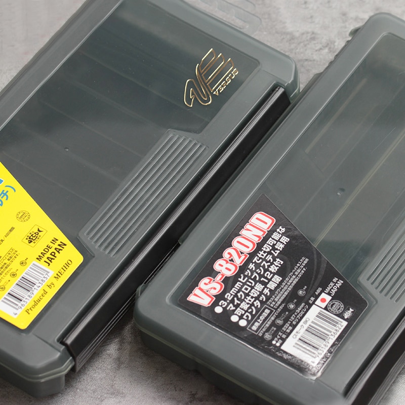 MEIHO VS-820 Multifunctional High Resistance with Visible Strength Plastic Fishing Lure Fishing Tackle Bait Box