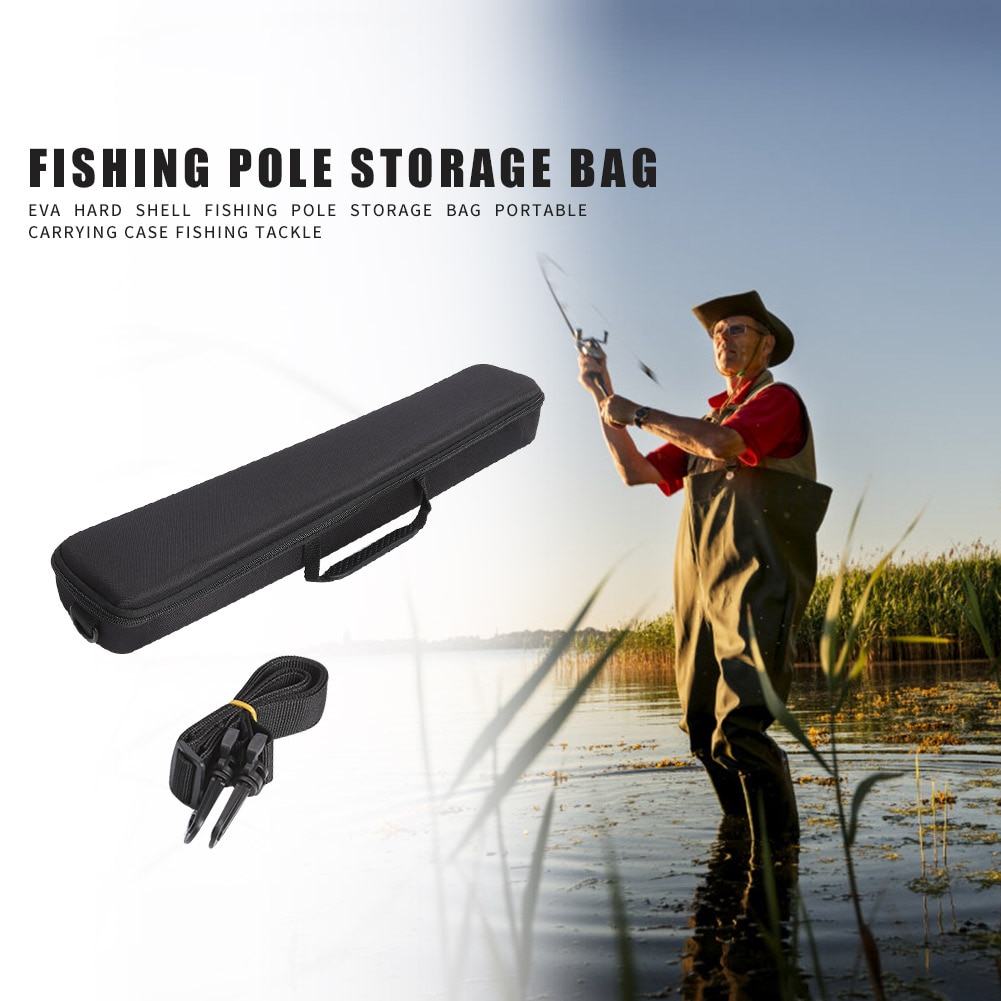 Utendørs fiskestang oppbevaringsveske, bæreveske, håndveske, bæreveske, fiskestang, dekselvesker, fiskeutstyr