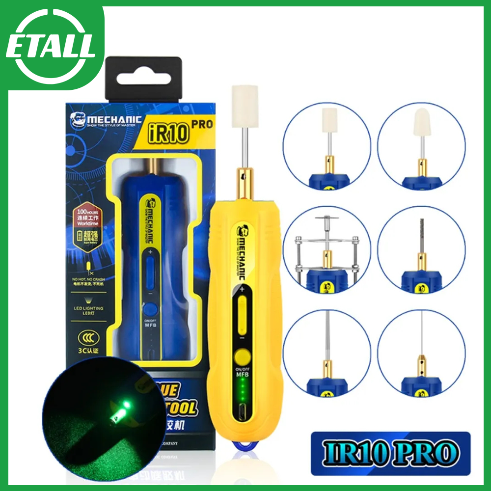 Mechanic IR10 PRO Degumming Set OCA Mobile Phone LCD Screen Degumming Speed Regulation Small Electric Glue Remove Pen Tools