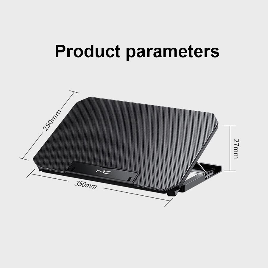 Portable Laptop Stand Cooler Base Support Notebook Cooling Pad Holder For Macbook Gamer PC Laptop Accessories Cooler For CPU
