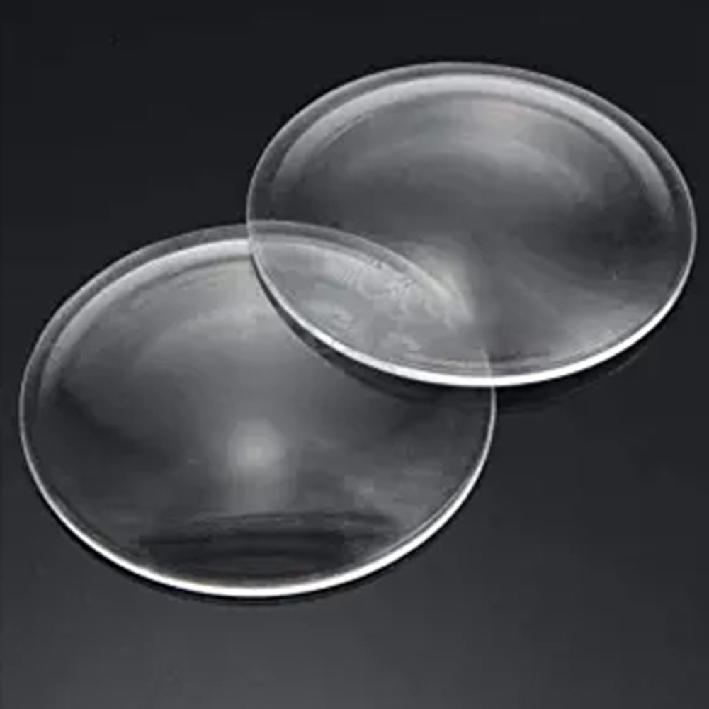 1 Pair Fresnel Lens VR PVC Magnifier Transparent 3D Glasses Round Accessories Replacement 50x80mm Thin Flat For Google Cardboard