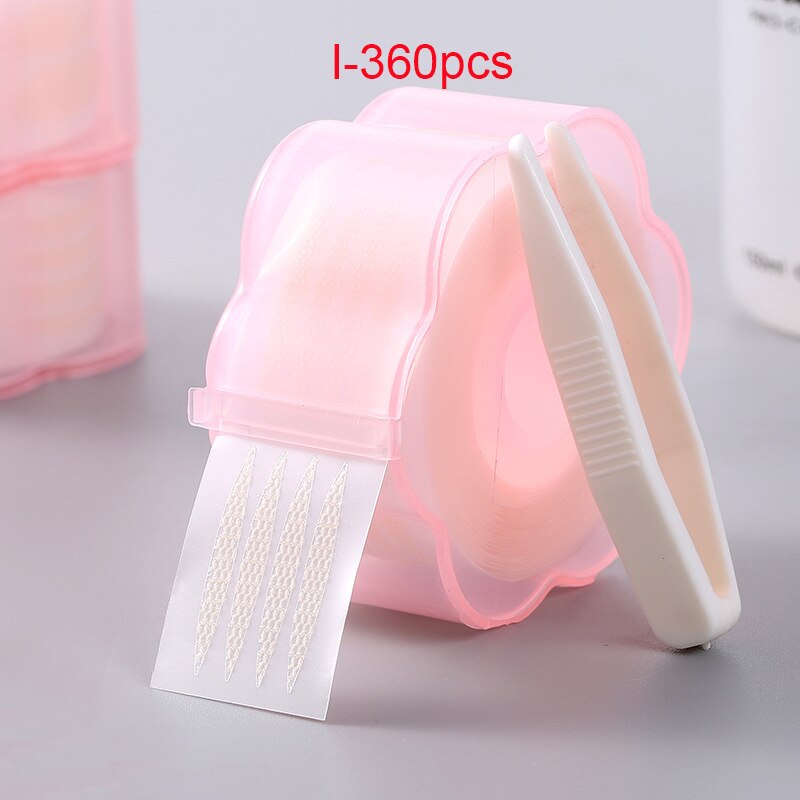 240/360pcs Gauze Mesh Lace Invisible Double-fold Eyelid Sticker Transparent Invisible Self-adhesive Eyelid Tape Sticker: I-360