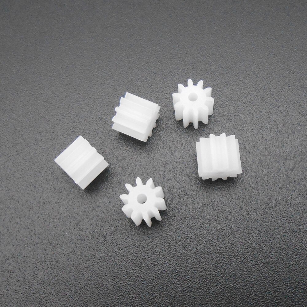 20PCS 0.5M 0.5 Modulus Plastic Spur Gear T=10 Aperture 1.5mm 1.45MM DIY Model Accessories 10 Teeth 5MMX6MM 10T 1.5A 101.5A FD188