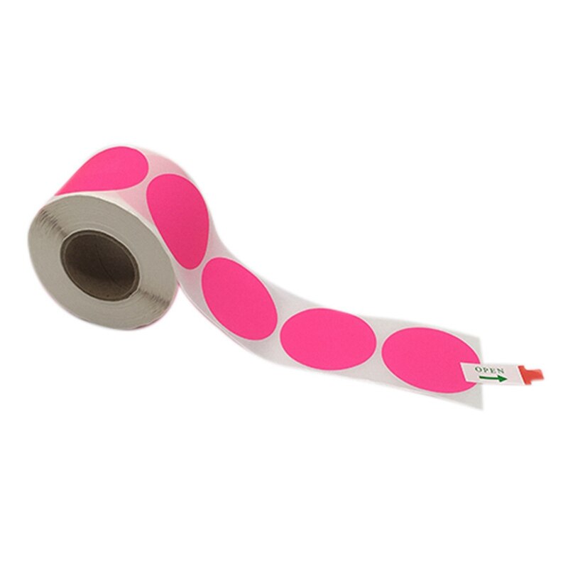 2 Inch Circle Thermal Sticker Labels,Self-Adhesive Round Direct Thermal Labels,DIY Logo ,QR Code,500 Labels/1 Roll