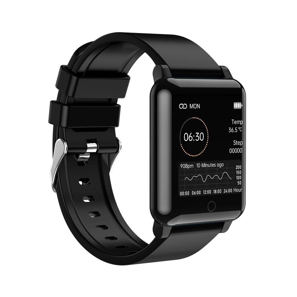 AD42 IP67 Waterdicht 1.3 Inch Full Touch Screen Hartslag Gezondheid Smart Sport Horloge