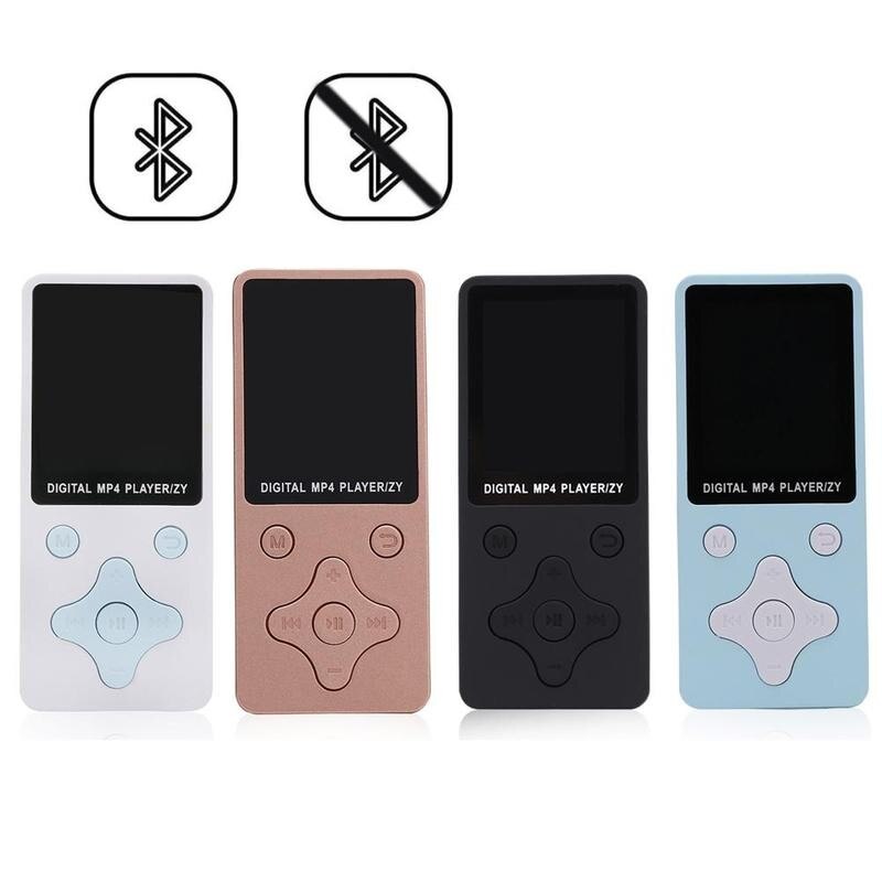 MP3 Player 1.8-inch TFT Display With/Without Bluetooth ultra-thin Lossless Sound Music Player For 32G TF Card(not included)