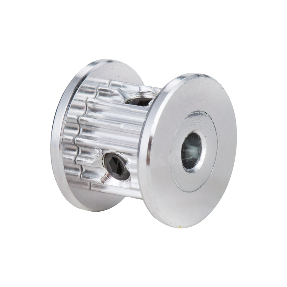 Correa de distribución de aluminio para impresora 3D, roldana 16T 20T, dientes, 3mm, 5mm, 8mm, ancho de 6mm, 2GT GT2