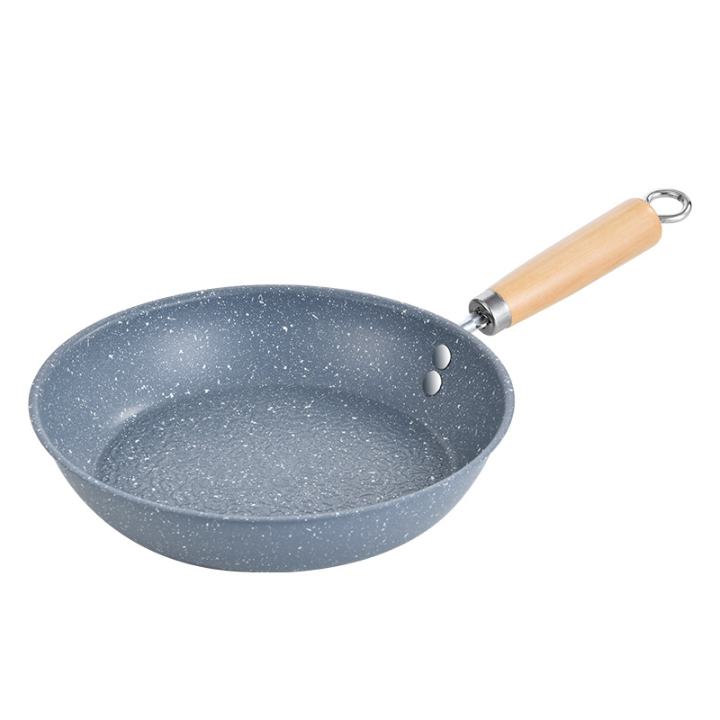 Hållbar stenpanna 30/28/26cm non-stick pannkaksstekpanna för induktionshäll gasspis