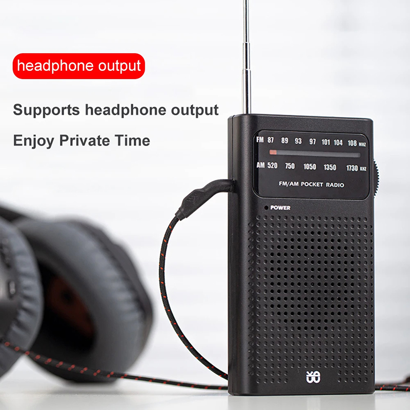 Xiaomi Full Band AM Radio FM Radio portatile alimentata a batteria Radio analogica HIFI Migliore ricezione Radio per notizie meteorologiche di emergenza