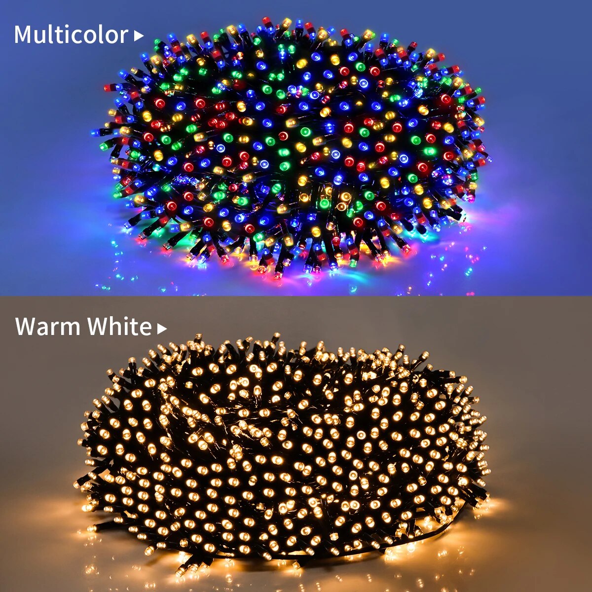 50M 100M Christmas LED String Lights 220V Outdoor Waterproof Garland Fairy Light For Marry Garden Street Lawn Decoration