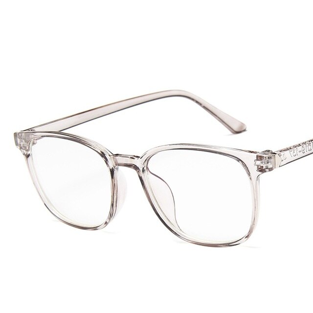 Vintage retro pyöreät silmälasit sinistä valoa estävät lasit naisille miehille optiset silmälasikehykset silmälasien kehykset unisex tietokonelasit kehykset: Harmaa