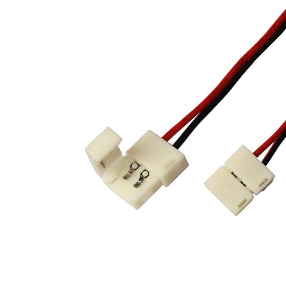 20PCS PCB To PCB Connector Adapter For 3528 2 Pin Single Colour LED Strips LED Lights Strip 2 Pin Connector Wire