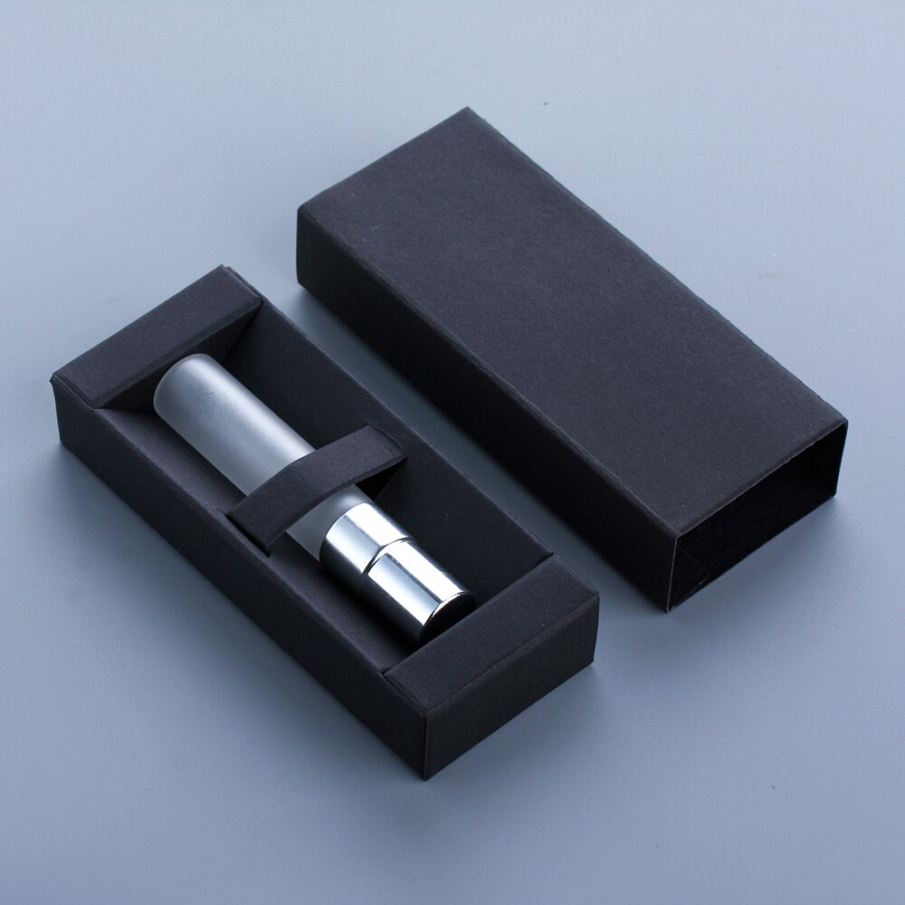5ml Mini Tragbare Nachfüllbar Spray Flasche box Parfüm Flasche box Zerstäuber Aluminium Pumpe Parfum Kosmetische Probe: HH Silver / 50 Pieces