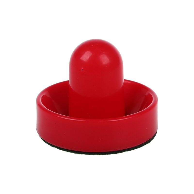 2 air hockey pushers 2 bordshockey puckar handtag