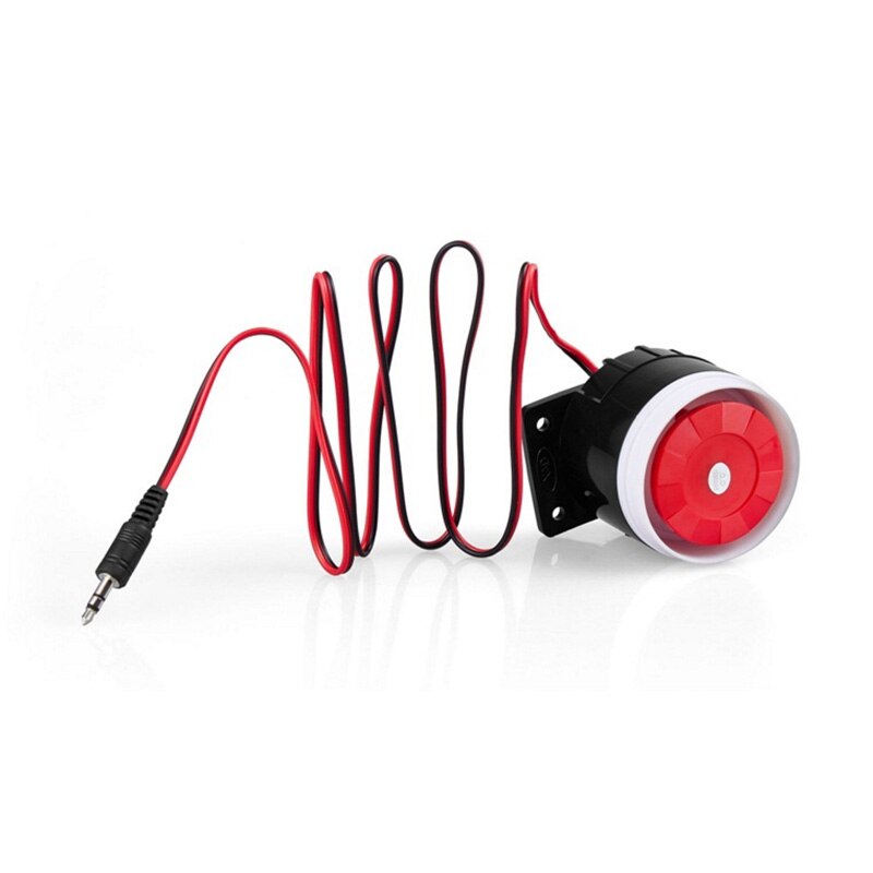 MINi Ear Piercing Indoor Wired Siren Mini Horn Siren Home Security Sound Alarm System 120dB Durable 12V