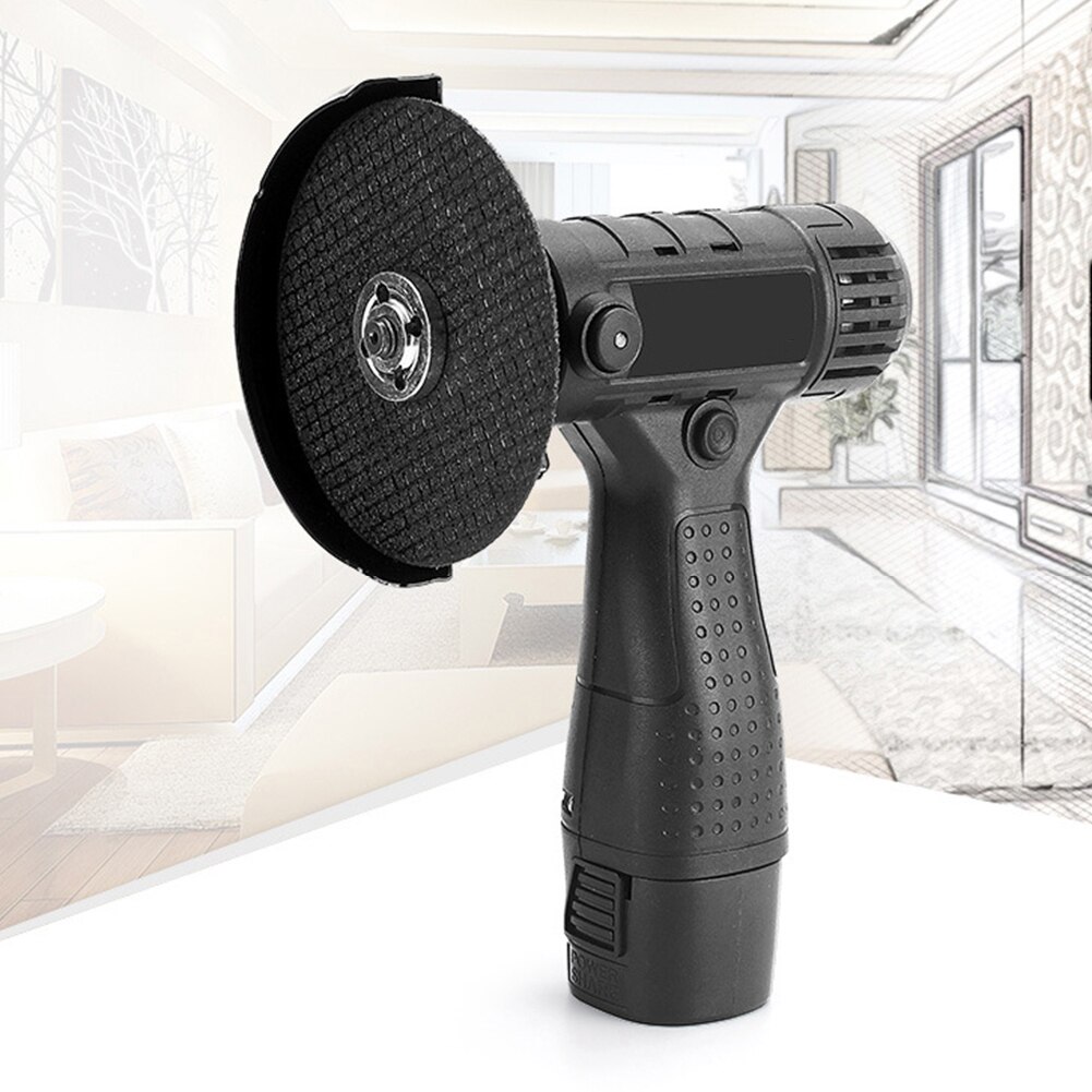 Rechargeable 100mm Angle Grinder Mini Cordless Angle Grinder Inner Outer Flange Nut Set Tools Power With Battery And Chargers