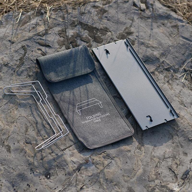 Picnic Folding Table Outdoor Mini Table Aluminum Alloy Picnic Table BBQ Traveling Desk Outdoor Dinner Hiking Desk For Camping: B