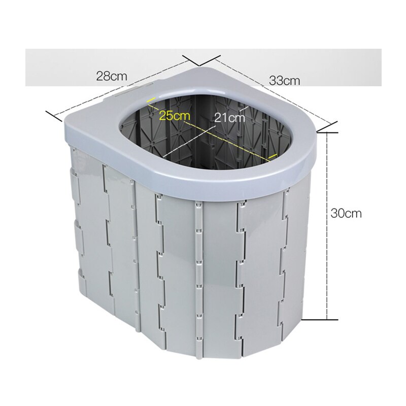 Portable Folding Toilet Seat Travel Commode Toilet Outdoor Travel Camping Car Folding Potty Toilet Supplies Night Stool