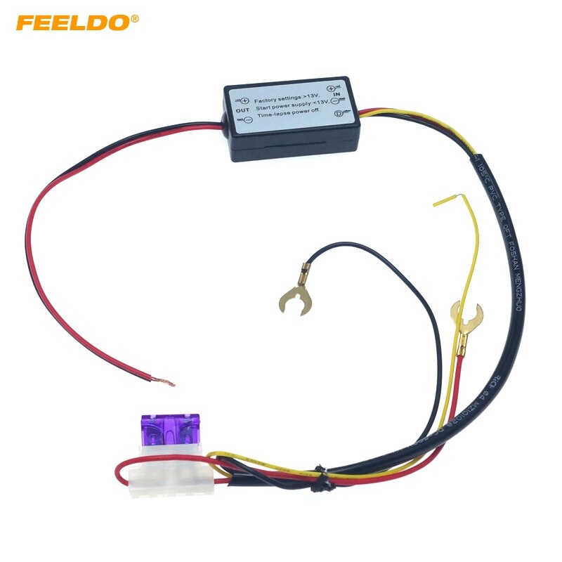 Feeldo Auto Drl Controller Relais Harnas Dimmer Op/Off 12-18V Voor Auto Led-dagrijverlichting mistlamp Controller # CA6412