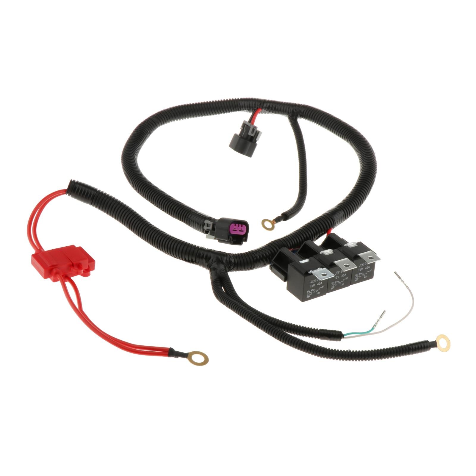Dual Elektrische Ventilator Upgrade Kabelboom Vervanging Past Voor 1999-2006 Ecu Controle
