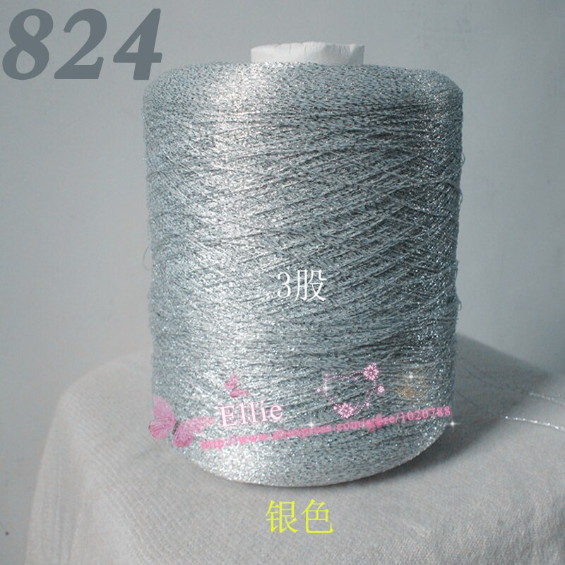 250g Golden silk embroidery thread summer style sewing thread yarn for knitting wool yarn for crochet machine knit yarn ZL59: 824