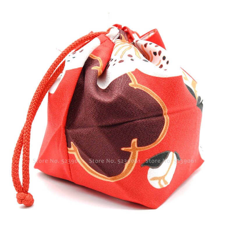 15 farben Japanischen Kimono Kawaii Geldbörse Blumen- Sakura Gedruckt Strahl Tote Tasche Tasche Frauen Yukata Paket Hochzeit Partei Taschen: 12