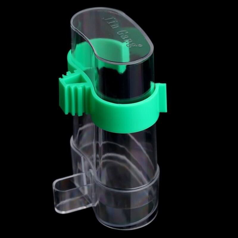 Vogel drinkbak voerbak waterbak clip voor volière kooi papegaai grasparkiet lovebird