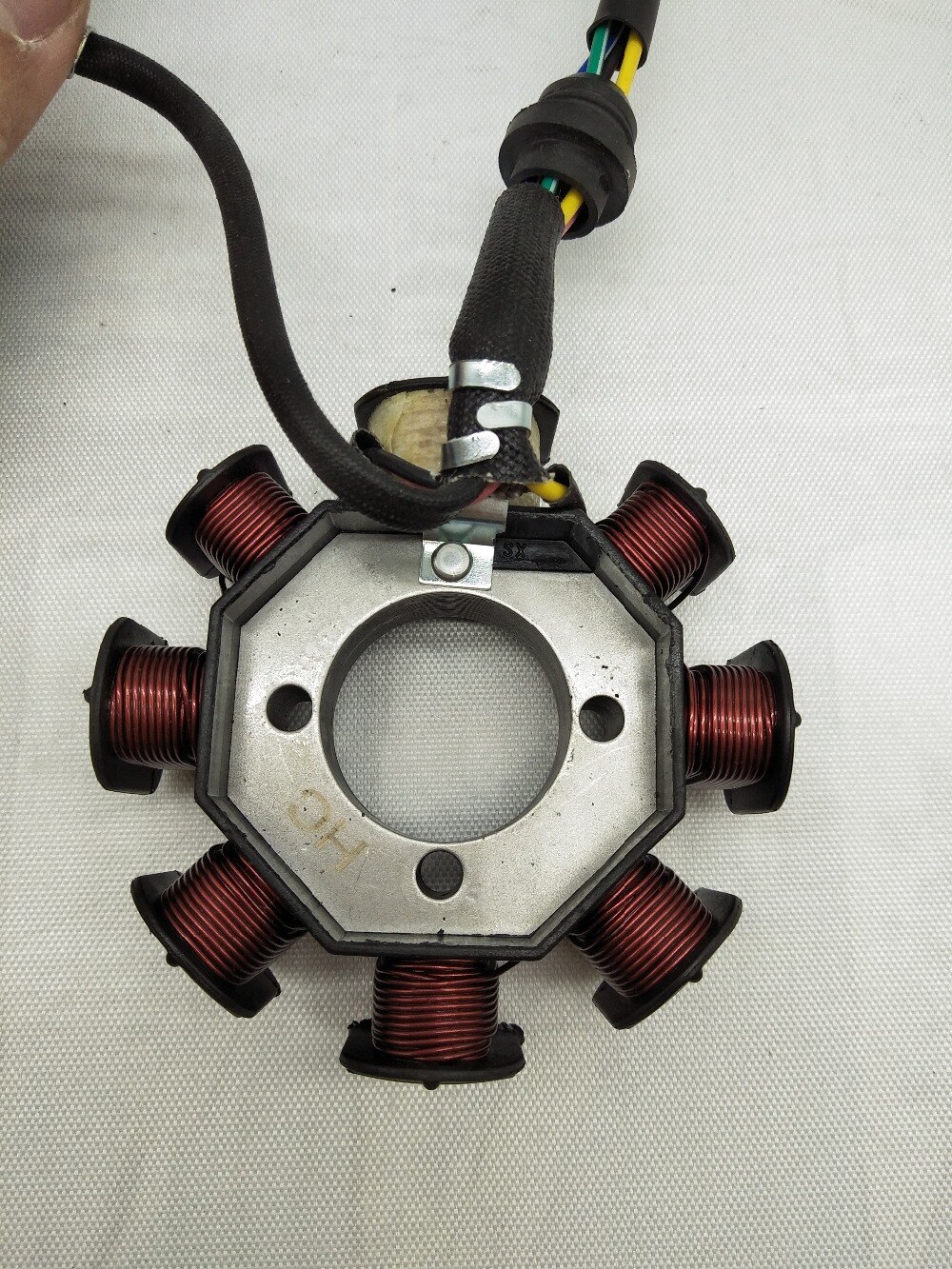 A27 8-bobine magnéto alternateur Stator pour-8 Scooter chinois cyclomoteur ATV Go Kart Quad moteur allumage Stator magnéto 8 bobine 5 fils