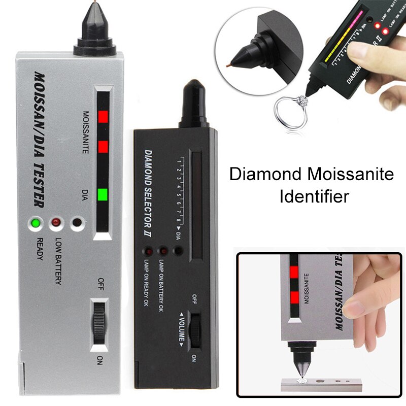 High Accuracy Jeweler Diamond Tester Gemstone Gem Selector Jewelry Watcher Tool Testing Equipment Kit Diamond Indicator Test ^1