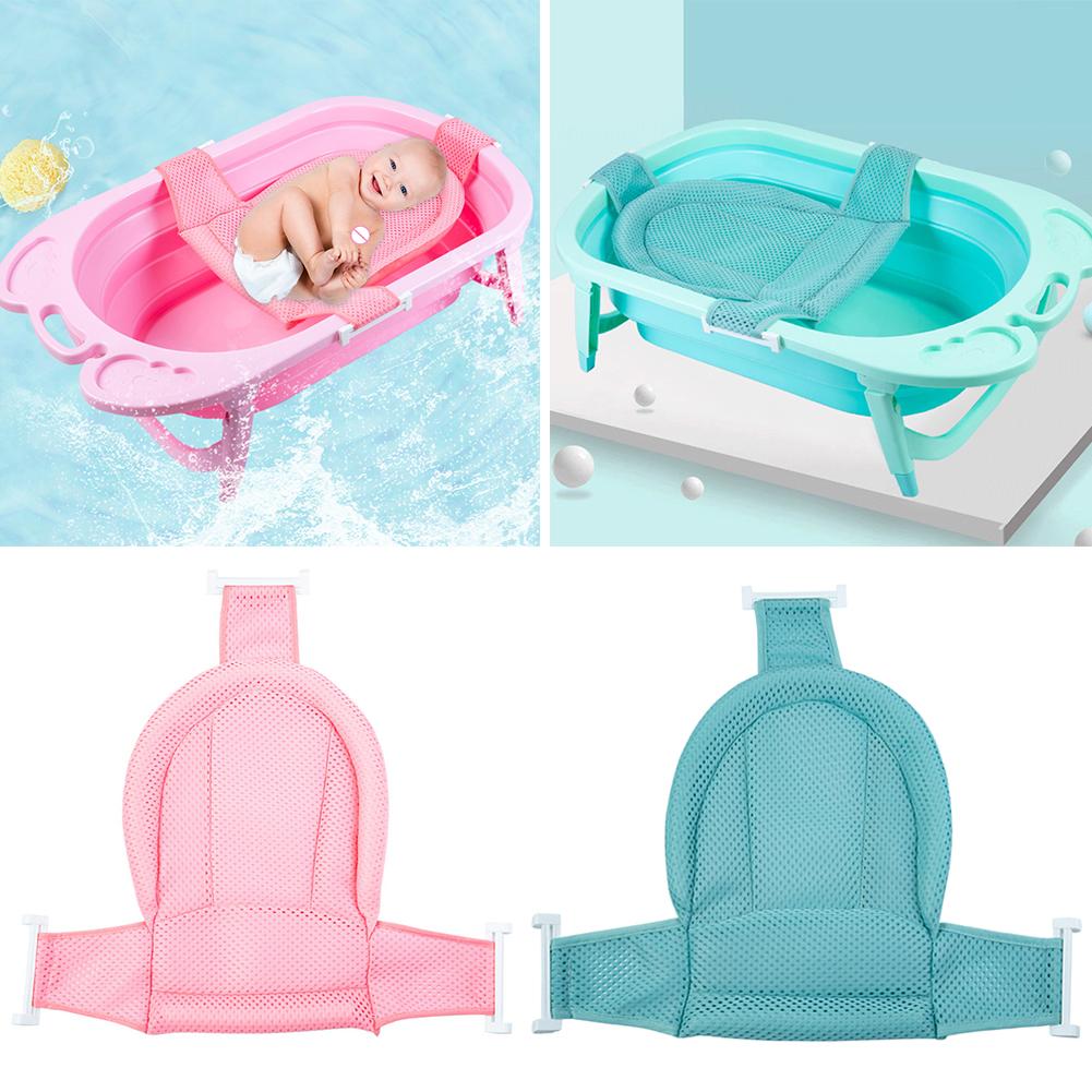 Baby Care Adjustable Baby Bath Tub Seat Infant Bath Rings Net Kids Bathtub Infant Safety Security Support Baby Shower Only the s