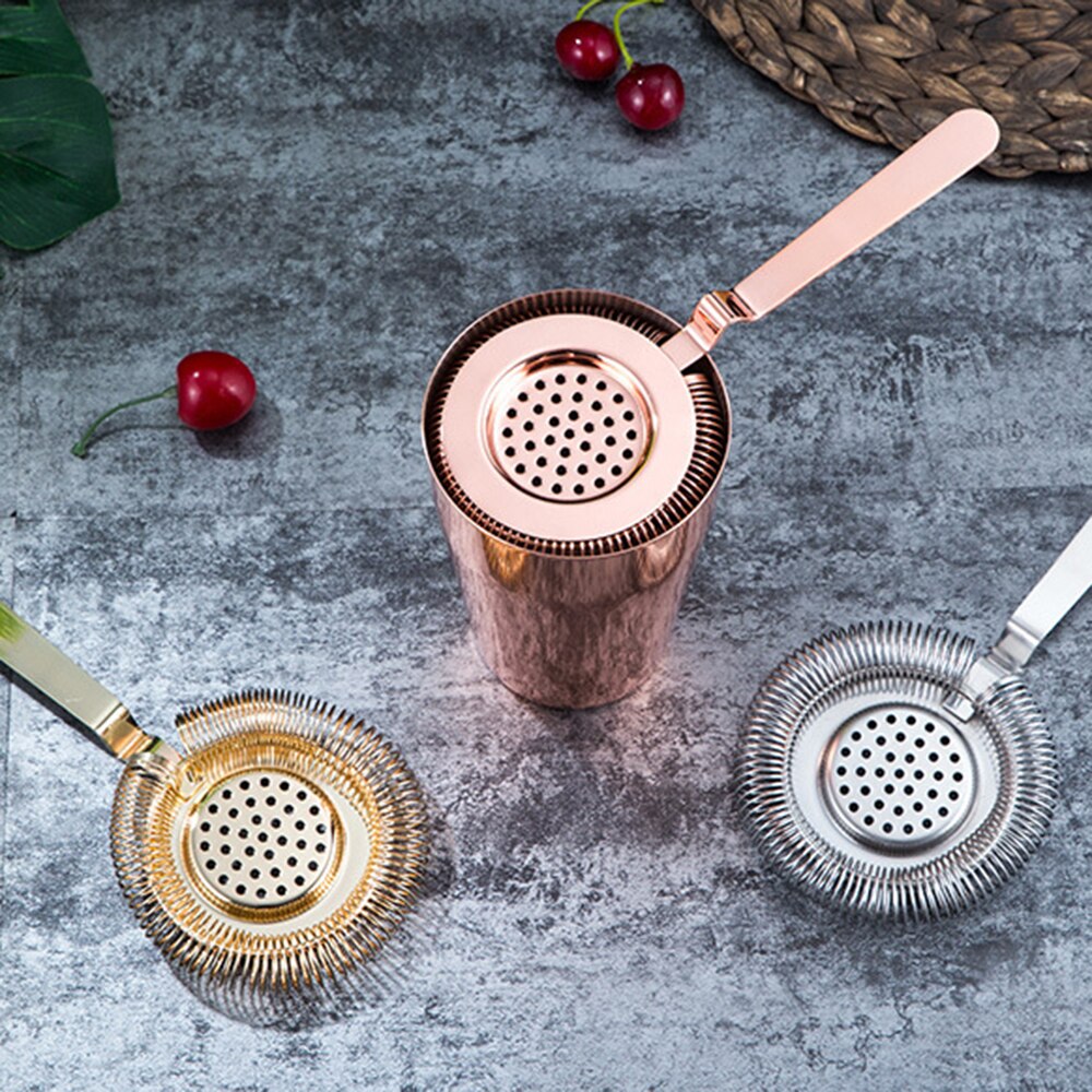Useful Stainless Steel Cocktail Shaker Bar Ice Strainer Wire Mixed Drink Bartender Tool Bar Accessories