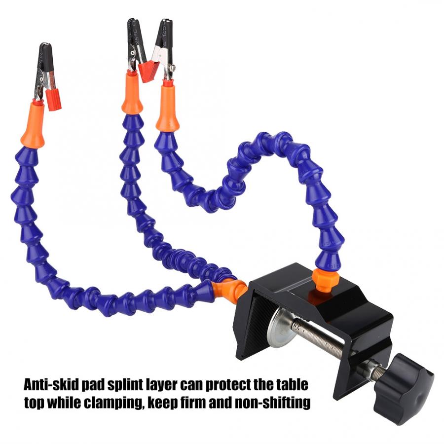 3 Arms Adjustable Soldering Station Table Clip Soldering Station for Electronics Repair Welding Solder Station DIY Repairing